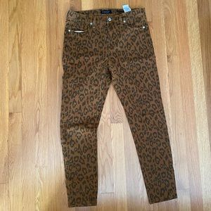Banana Republic Leopard Print Jeans 28R